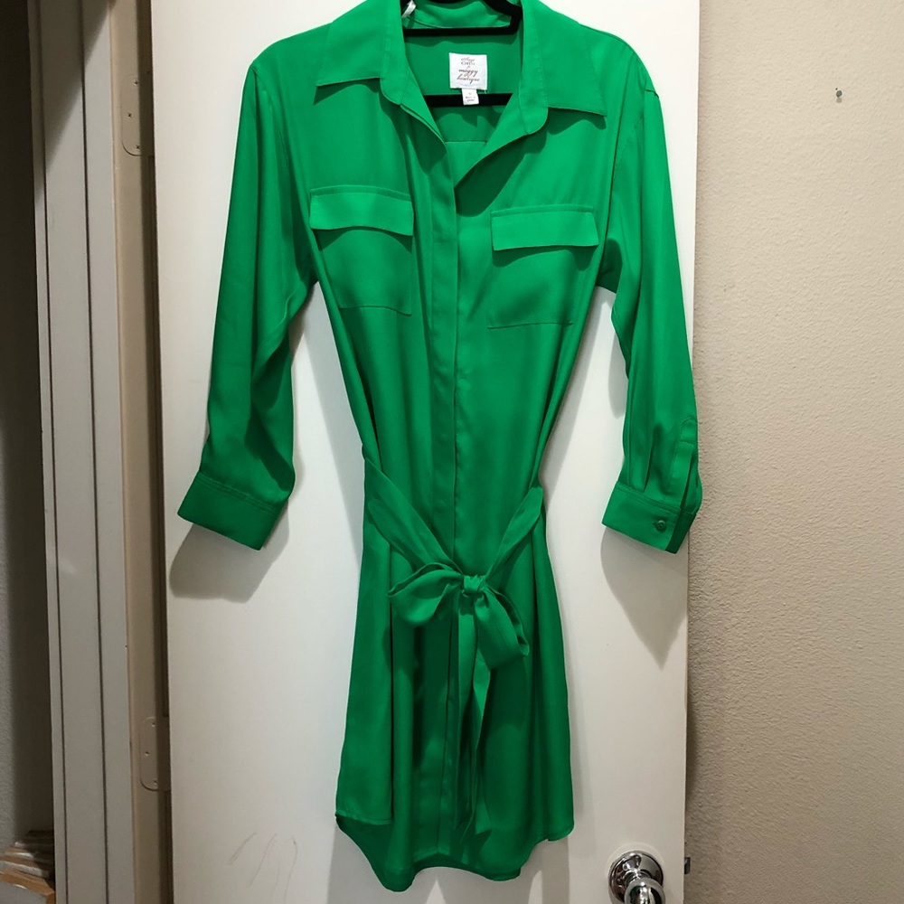 Suzi Chin for Maggy Boutique Emerald Green Dress